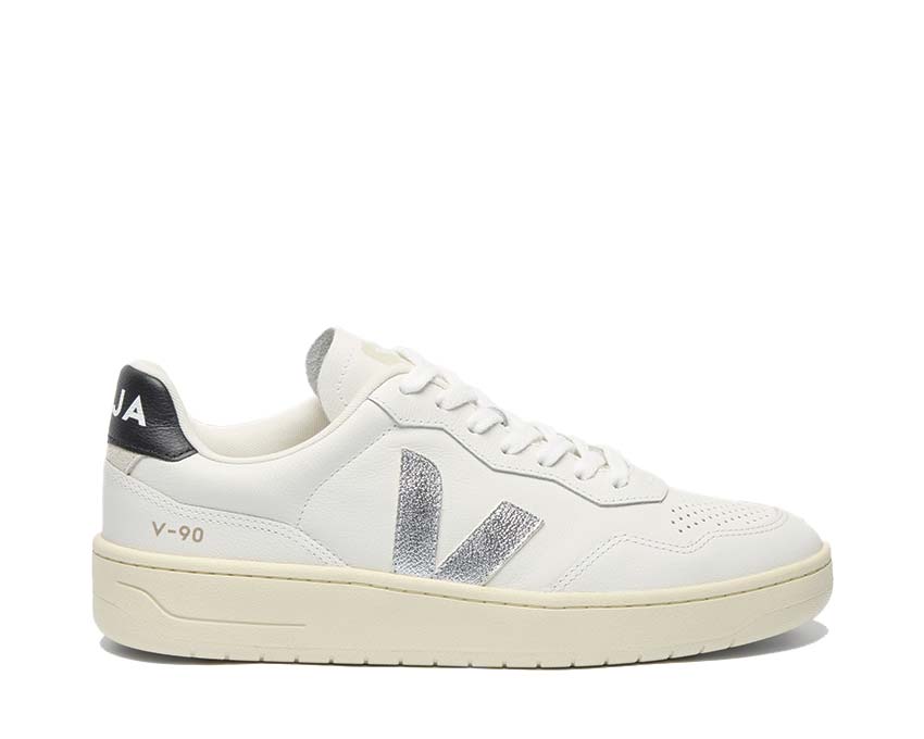 Veja V-90 O.T. Leather White-Silver-Black VD2020910A