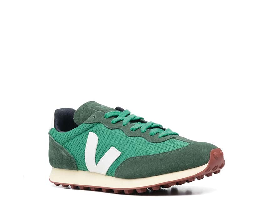 Veja Rio Branco Alveomesh Emeraude / White RB1803172B