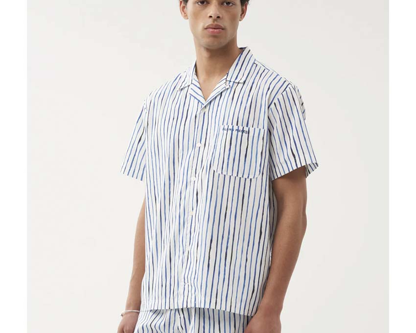 Filling Pieces Resort Shirt Painted Stripe 98733980630