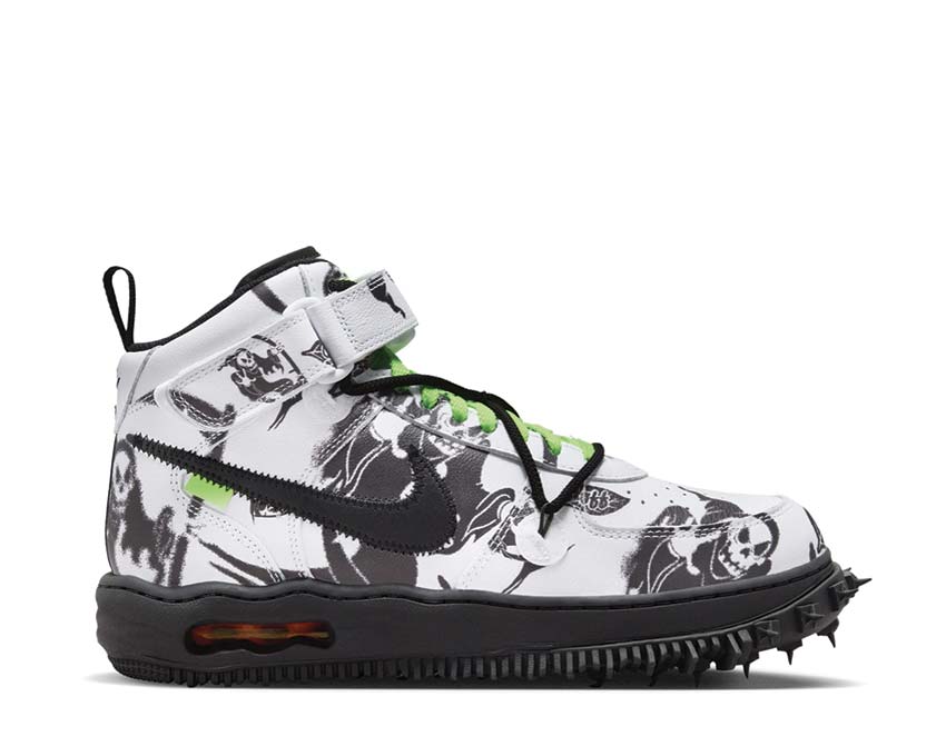 Nike Off-White Air Force 1 Mid White / Black - Black DR0500-102