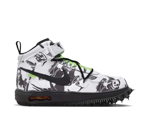Nike Off-White Air Force 1 Mid White / Black - Black DR0500-102