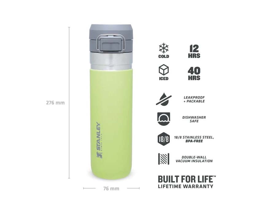 Stanley Go Quick Flip Water Bottle Citron