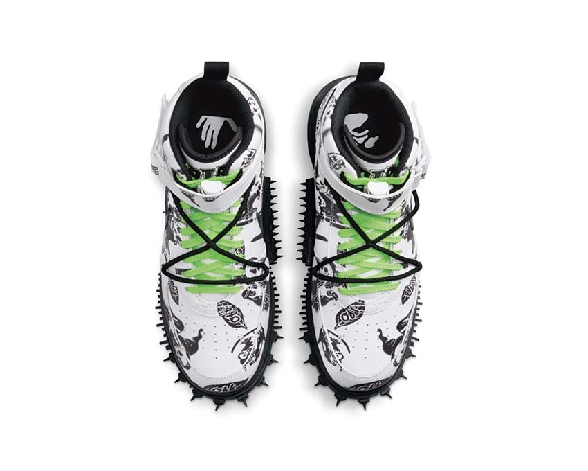 Nike Off-White Air Force 1 Mid White / Black - Black DR0500-102