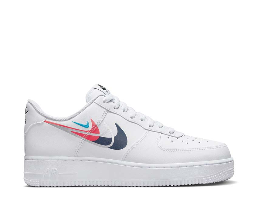 Nike Air Force 1 '07 White / Midnight Navy - Bright Crimson FJ4226-100