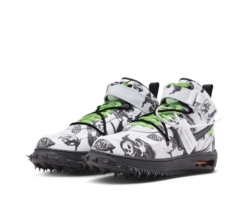 Nike Off-White Air Force 1 Mid White / Black - Black DR0500-102