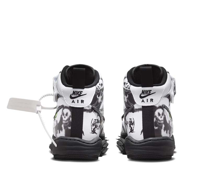 Nike Off-White Air Force 1 Mid White / Black - Black DR0500-102