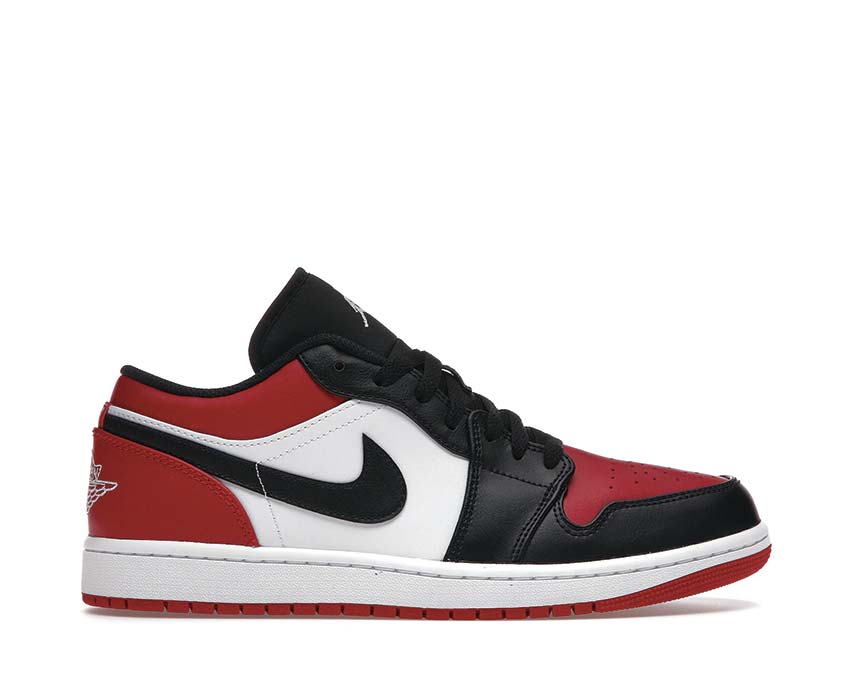 Air Jordan 1 Low Gym Red / Black - White 553558-612