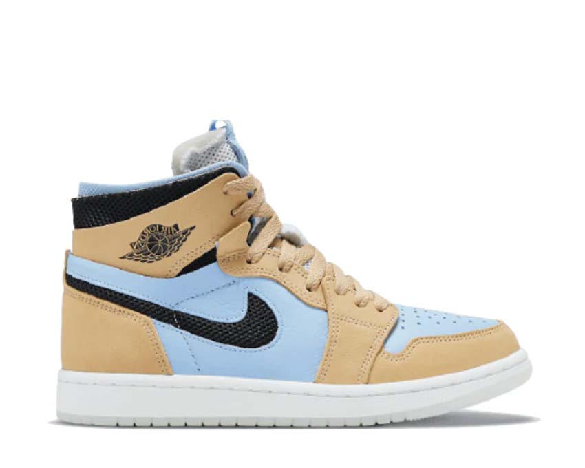 Air Jordan 1 Zoom Air Comfort Psychic Blue / Black - Sesame - White CT0979-400
