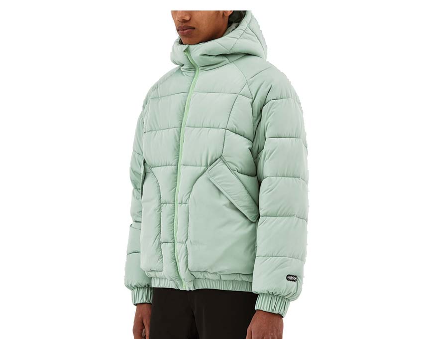 Arte Joey Cuts Puffer Jacket Light Green AW23-112J