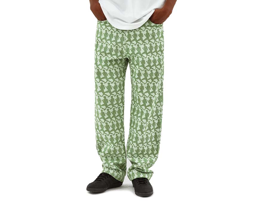 Arte Jones Allover Pants Green SS24-069P