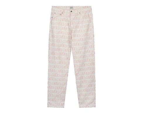Arte Paul Allover Pants Red / White SS23-081P