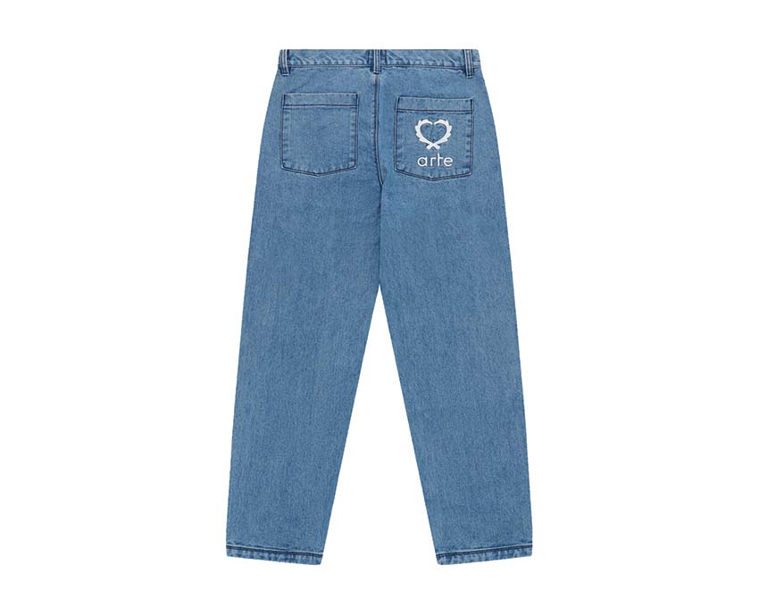 Arte Poage Back Heart Pants Denim SS24-006P