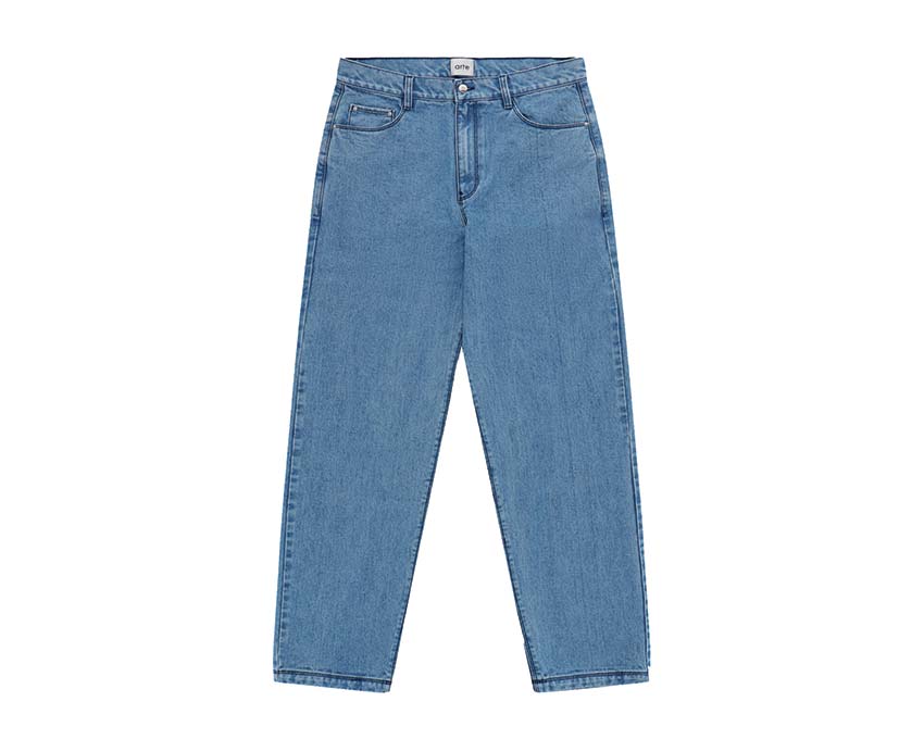 Short En Jeans Bleu évasé Et Effiloché Denim SS24-006P