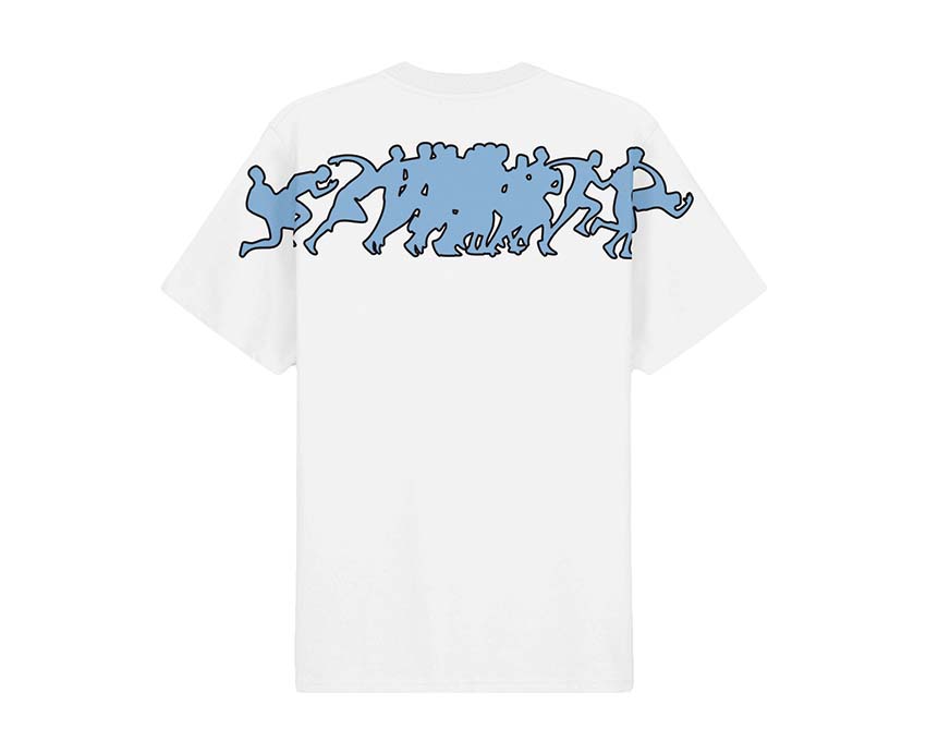 Arte Teo Back Multi Runner T-Shirt White SS24-024T