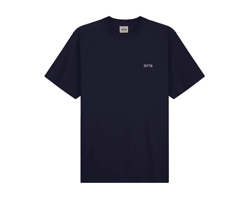 Arte Teo Back Team T-Shirt Navy SS24-026T