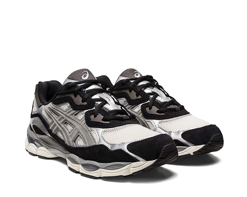 ASICS White Blue Marathon Running Shoes Low Tops Cushioning Breathable 1201A256-107 Ivory / Clay Grey 1201A789 750