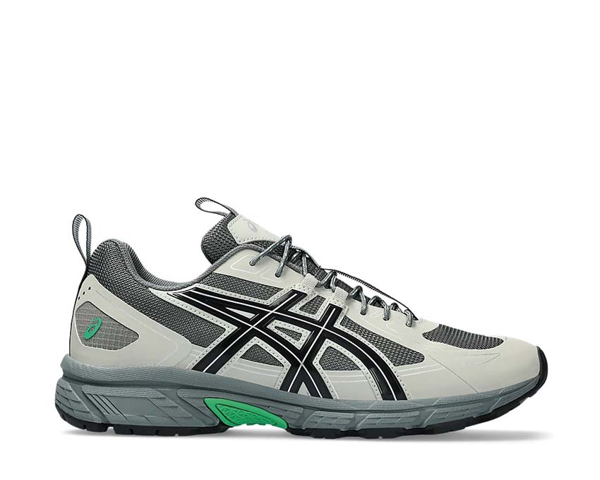 Green sneakers and shoes Asics Dark Pewter / Graphite Grey 1203A303 021