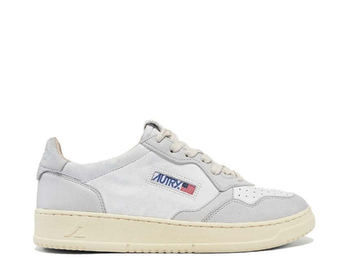 Autry Medalist Low Goat / Wash White - Vapor AULMGH03