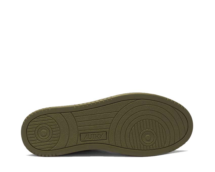 Autry Medalist Low Leat / White / Military Olive AULMWB33
