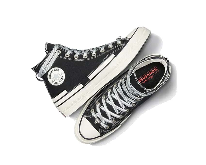 Converse Chuck 70 Hacked Heel Hi Black A07982C
