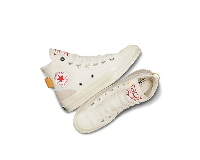 Converse Chuck 70 Hi Egret / Red / Yellow A07117C