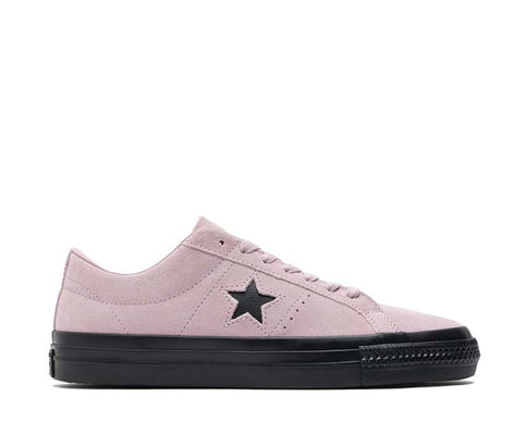 Converse White Leather Chuck Taylor All Star Lift High Sneakers Phantom / Violet Lavender A05318C