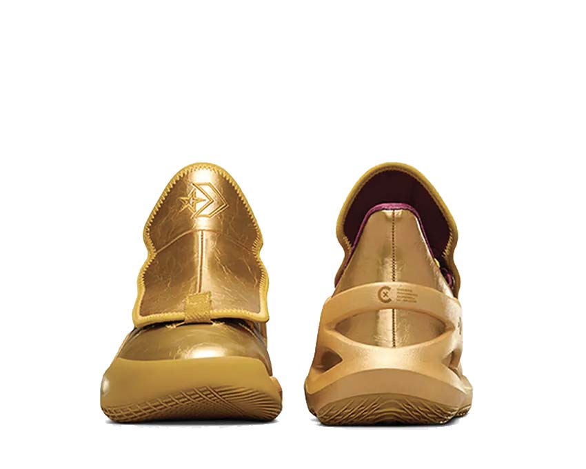 Converse Wonka All Star BB Trilliant CX OX Gold / Velvet Brown A08158C