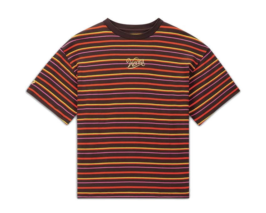 Converse Wonka Striped Tee Brown / Beige 10026545-A01