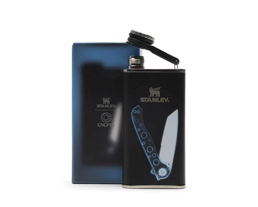 Stanley x Concepts Easy Fill Flask "Black/Blue" - flasque unisexe - vue 4