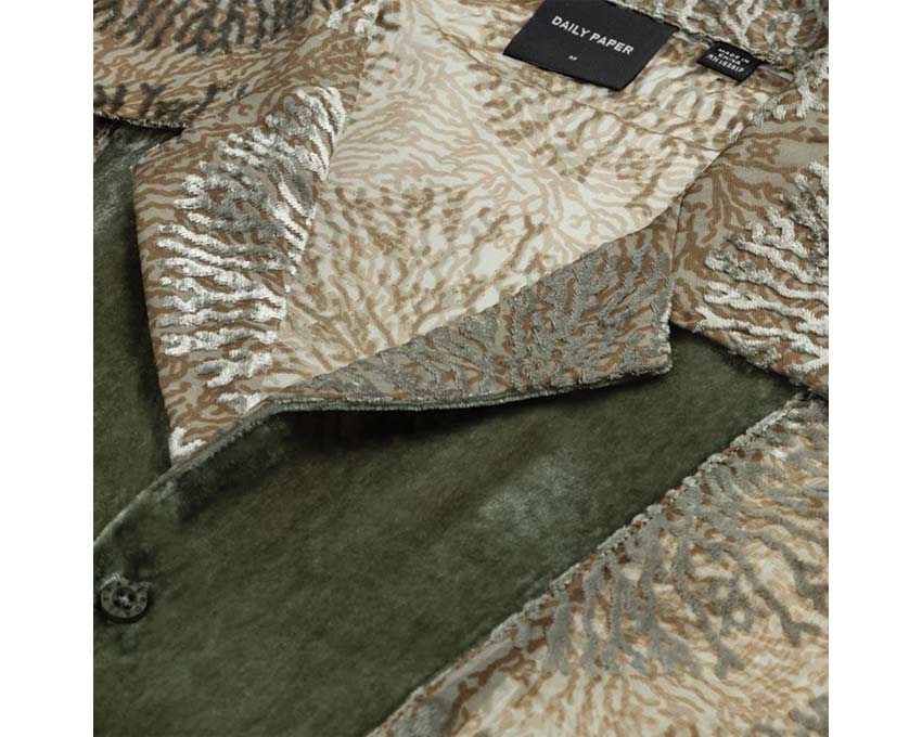 Daily Paper Pascal Shirt Green / Sand 2311165