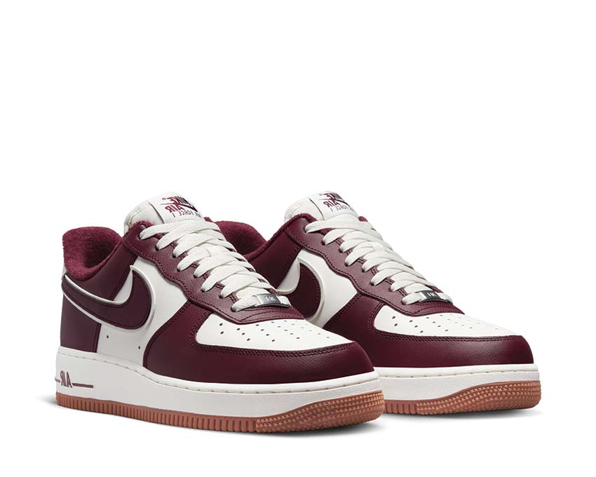 Nike Air Force 1 '07 LV8 Sail / Night Maroon - Gum Med Brown DQ7659-102