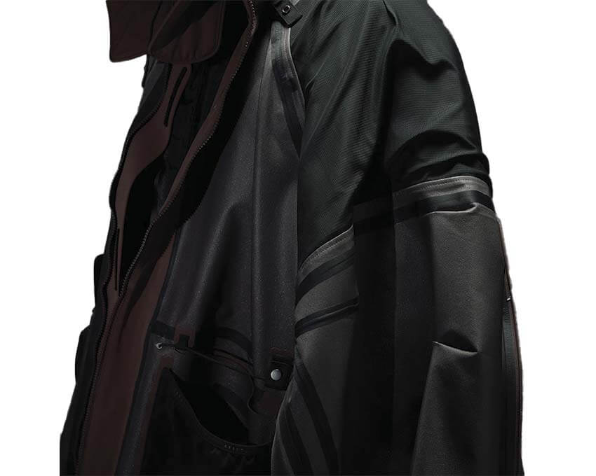 Oakley Latitude Veil 3L Shell Parka "Dark Umber" - parka homme - vue 5