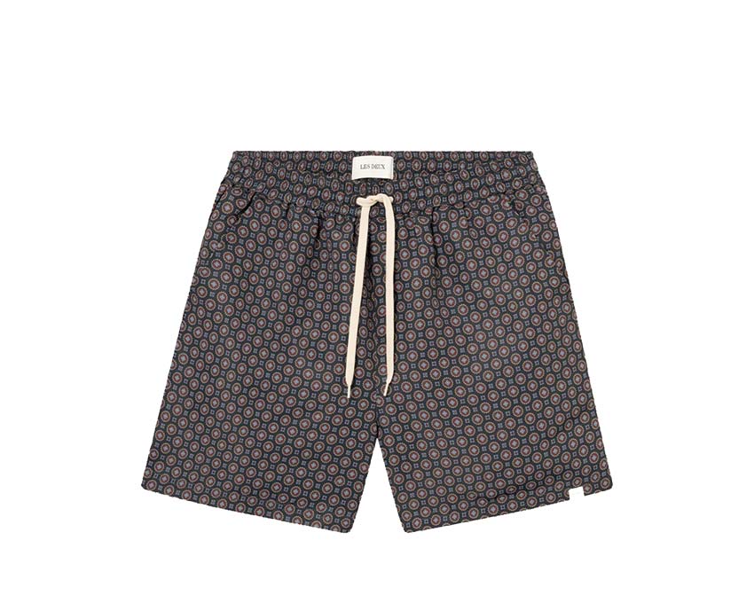 Les Deux Stan AOP Swim Shorts 2.0 Dark Navy LDM540027