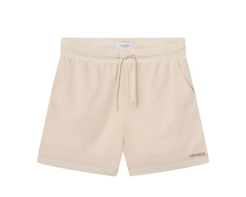Les Deux Team Mesh Shorts Ivory 531025