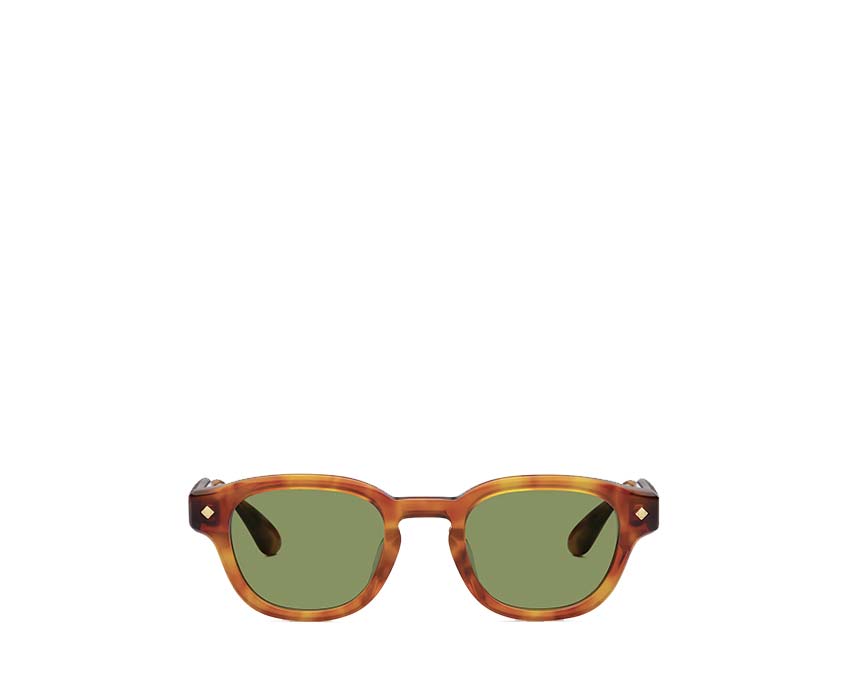 VA4083 round-frame sunglasses Havana & 24K Gold/Solid Green G15 LG-APERO-03-SUN-G15