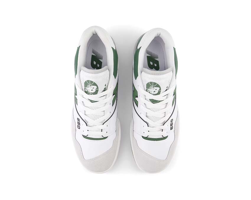 New Balance 550 White Green Gum BB550ESB