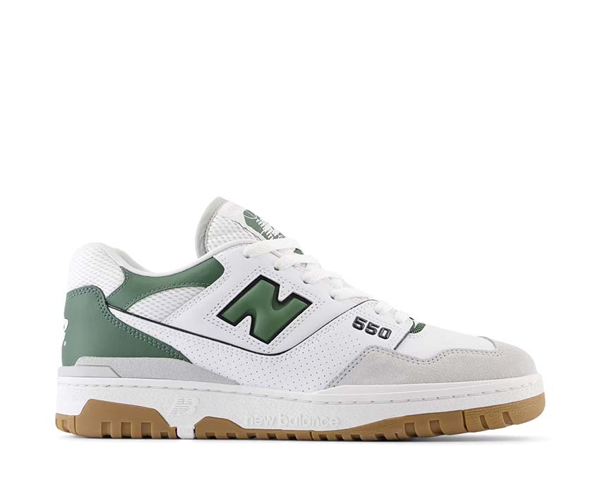 New Balance 550 White Green Gum BB550ESB