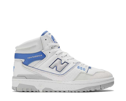 New Balance 650 White / Marine Blue - Angora BB650RWI