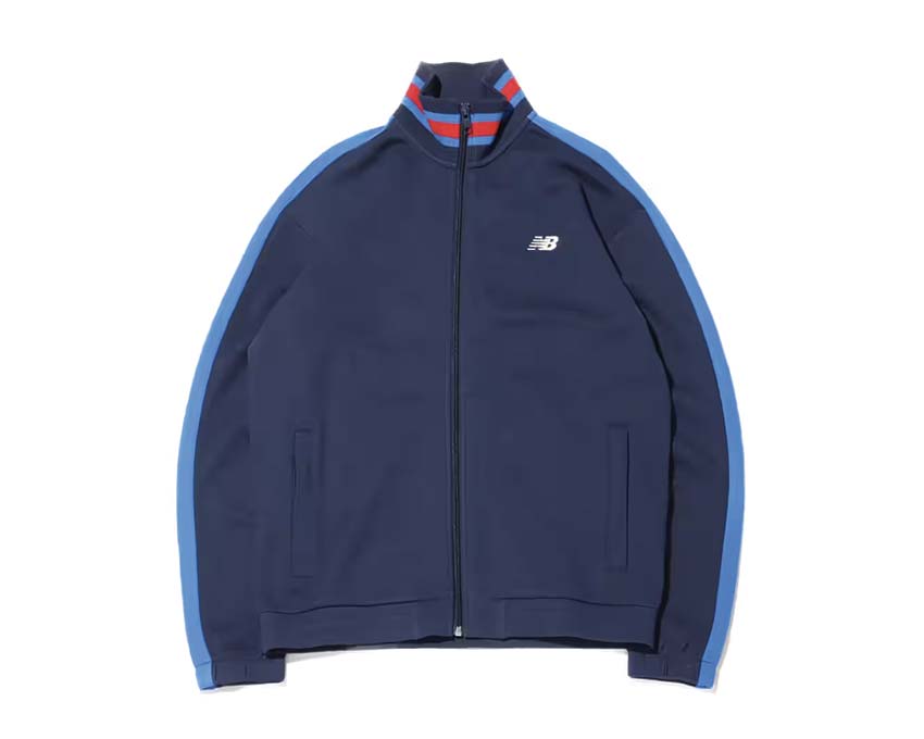 New Balance Full Zip Track Jacket Navy MJ41503