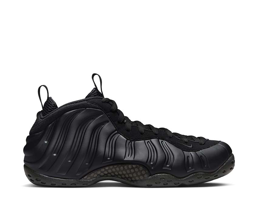 Nike foamposite black and white best sale