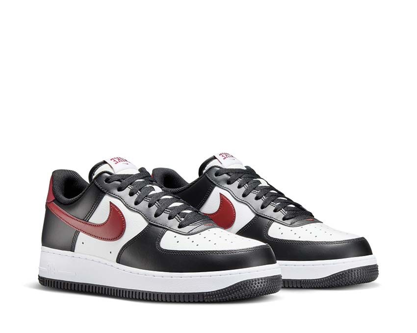 Nike Air Force 1 '07 Black / Dark Team Red - Summit White - White FZ4615-001