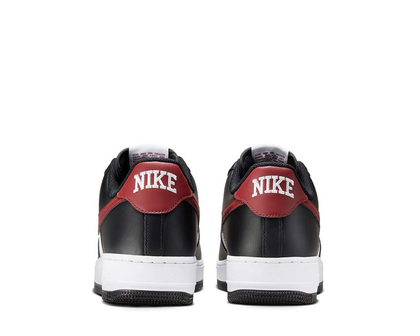 Nike Air Force 1 '07 Black / Dark Team Red - Summit White - White FZ4615-001