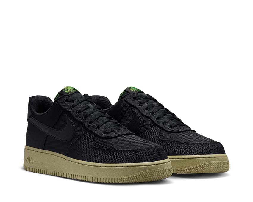 Nike Air Force 1 '07 LV8 Black / Black - Neutral Olive - Chlorophyll FJ4160-001