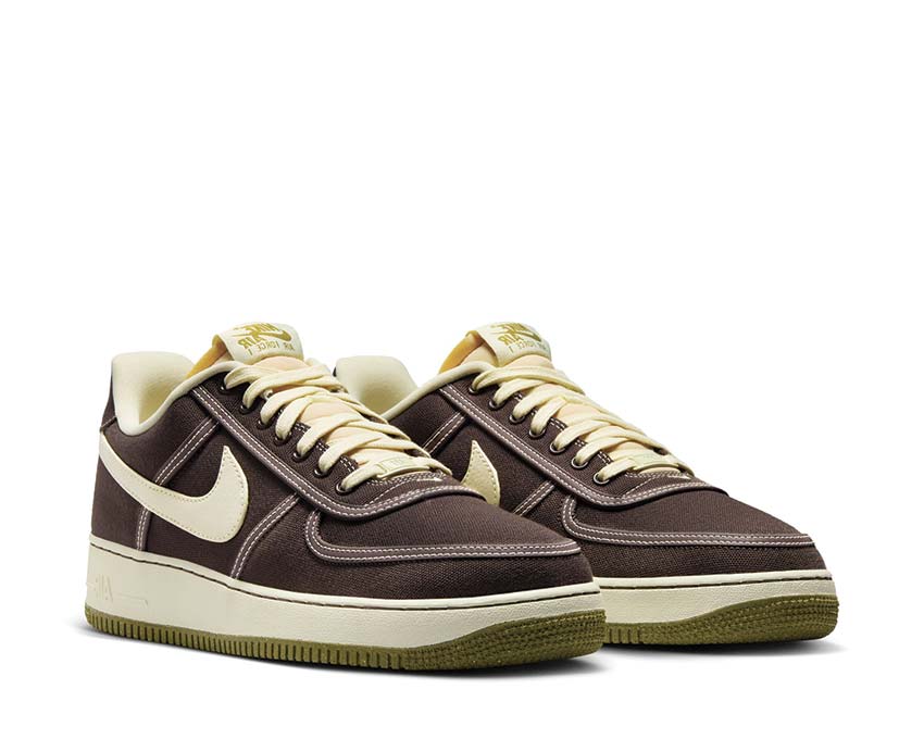 Nike Air Force 1 '07 Premium Baroque Brown / Coconut Milk - Pacific Moss CI9349-201