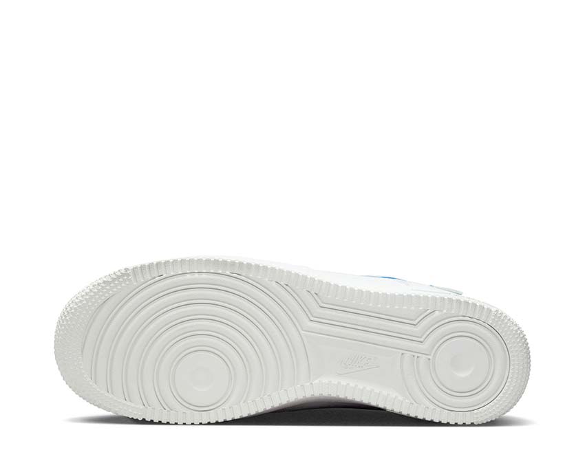 Nike Air Force 1 '07 Summit White / Photo Blue - Safety Orange FN7804-100