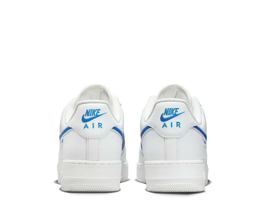 Nike Air Force 1 '07 Summit White / Photo Blue - Safety Orange FN7804-100