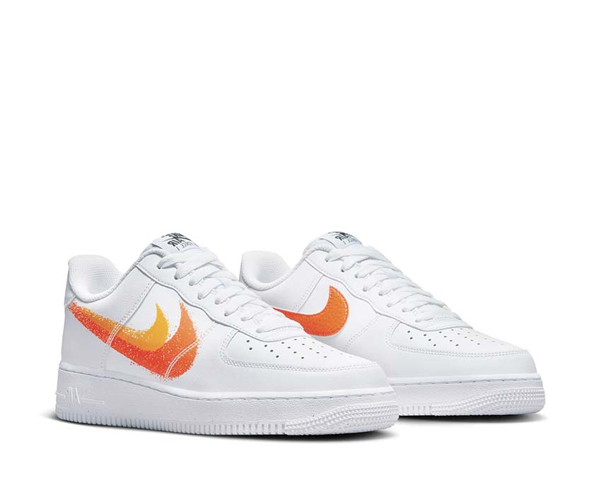 Nike Air Force 1 '07 White / Safety Orange - University Gold FJ4228-100