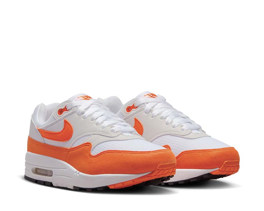 Nike Air Max 1 '87 W Neutral Grey / Safety Orange - White - Black DZ2628-002