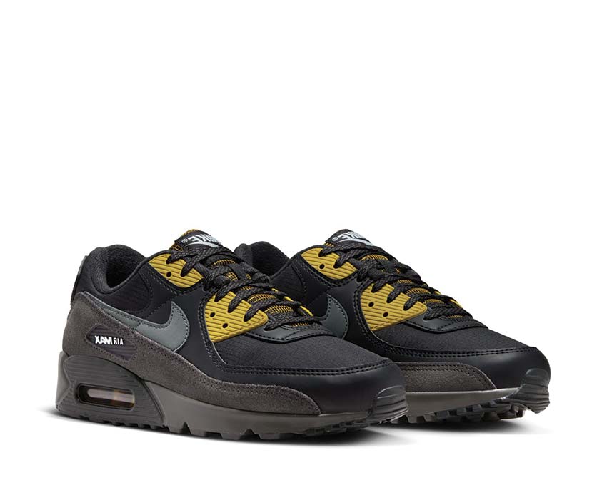 Nike Air Max 90 Black / Medium Ash - Bronzine - Blue Tint FB9657-001
