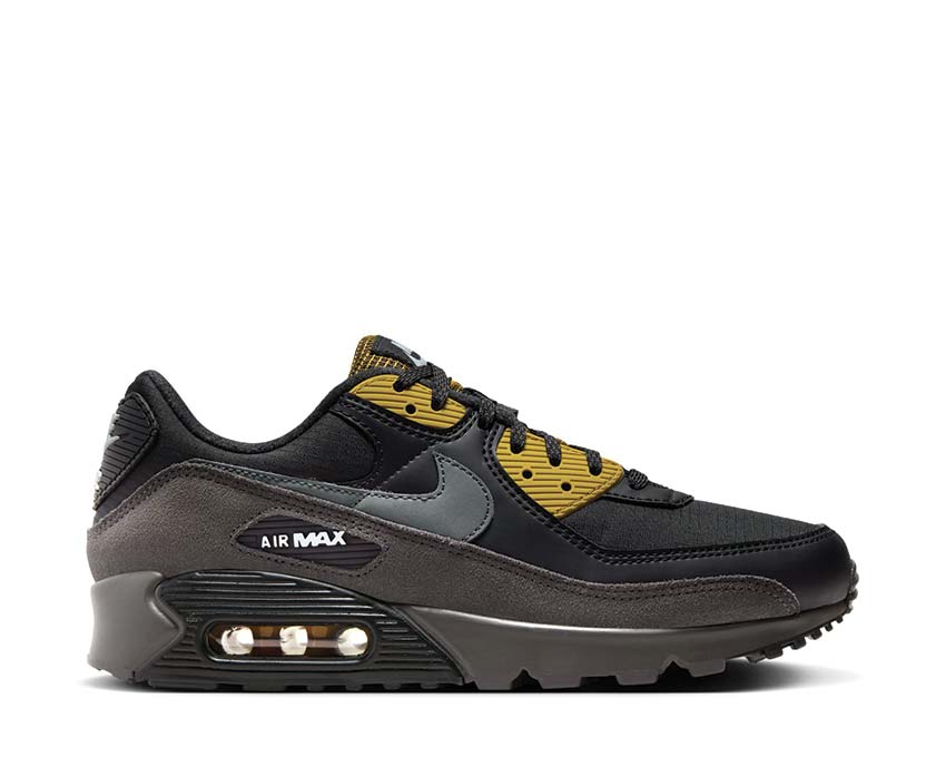 Nike Air Max 90 Black / Medium Ash - Bronzine - Blue Tint FB9657-001